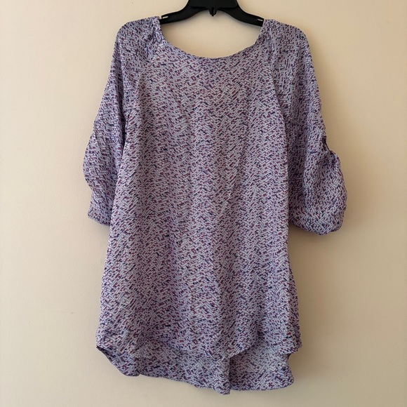 Pippa 100% Silk Boho Tunic Blouse Size 12 - Picture 2 of 4